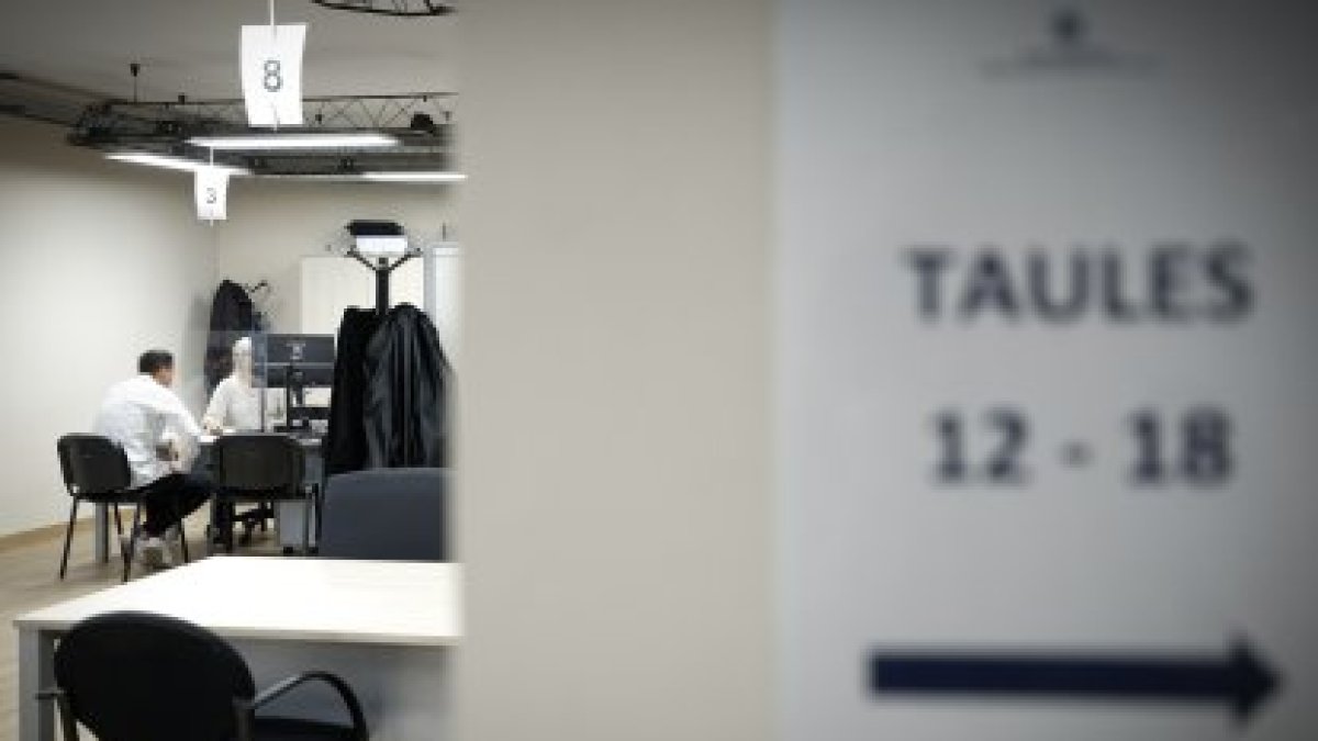 L’oficina del departament de Tributs.