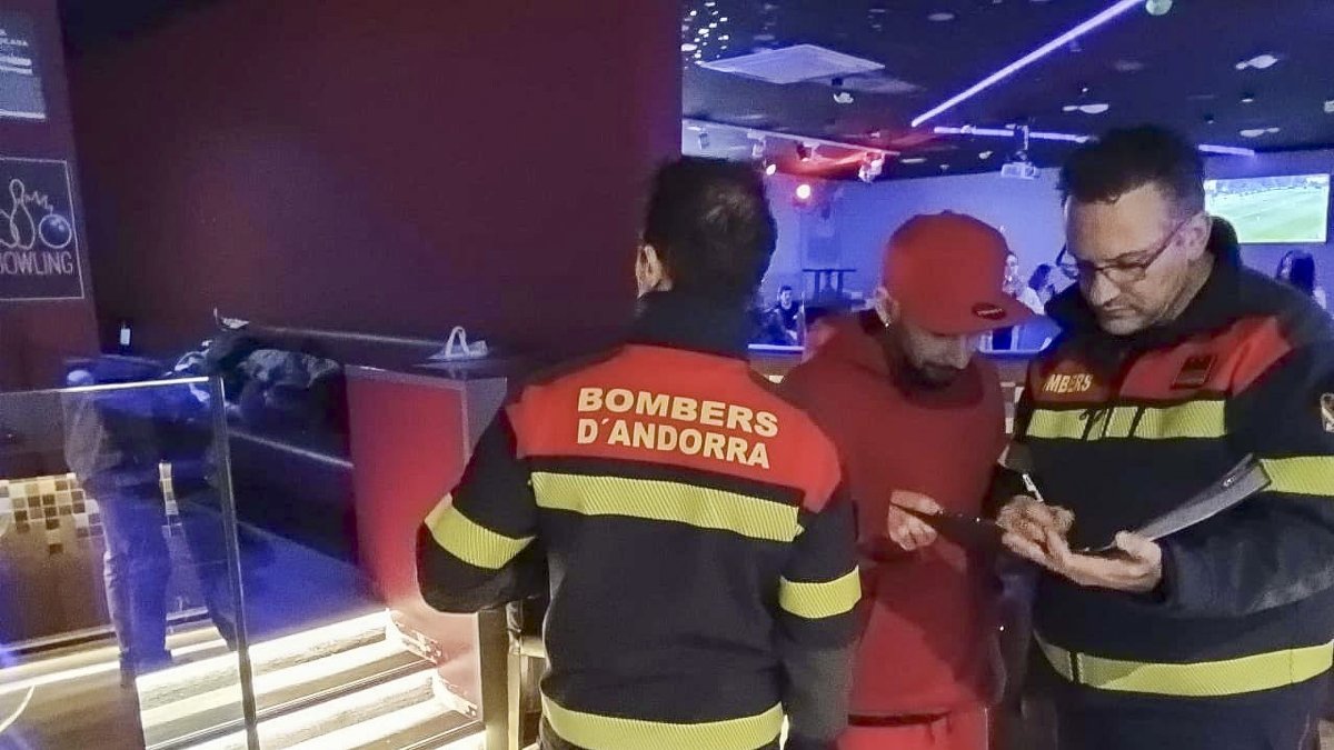 Efectius del cos durant una de les inspeccions.