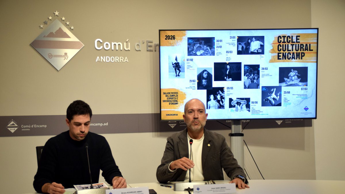 Presentació del cicle, ahir al comú.