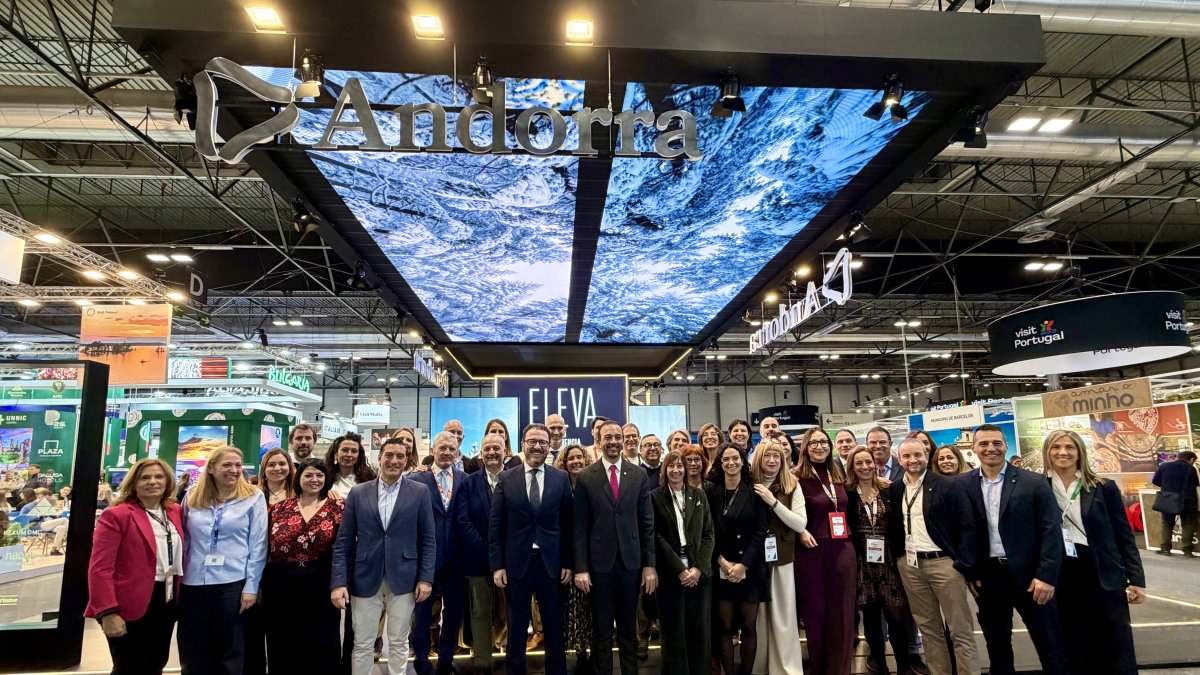 Representants de totes les empreses particpants al Fitur d'Andorra a Madrid.