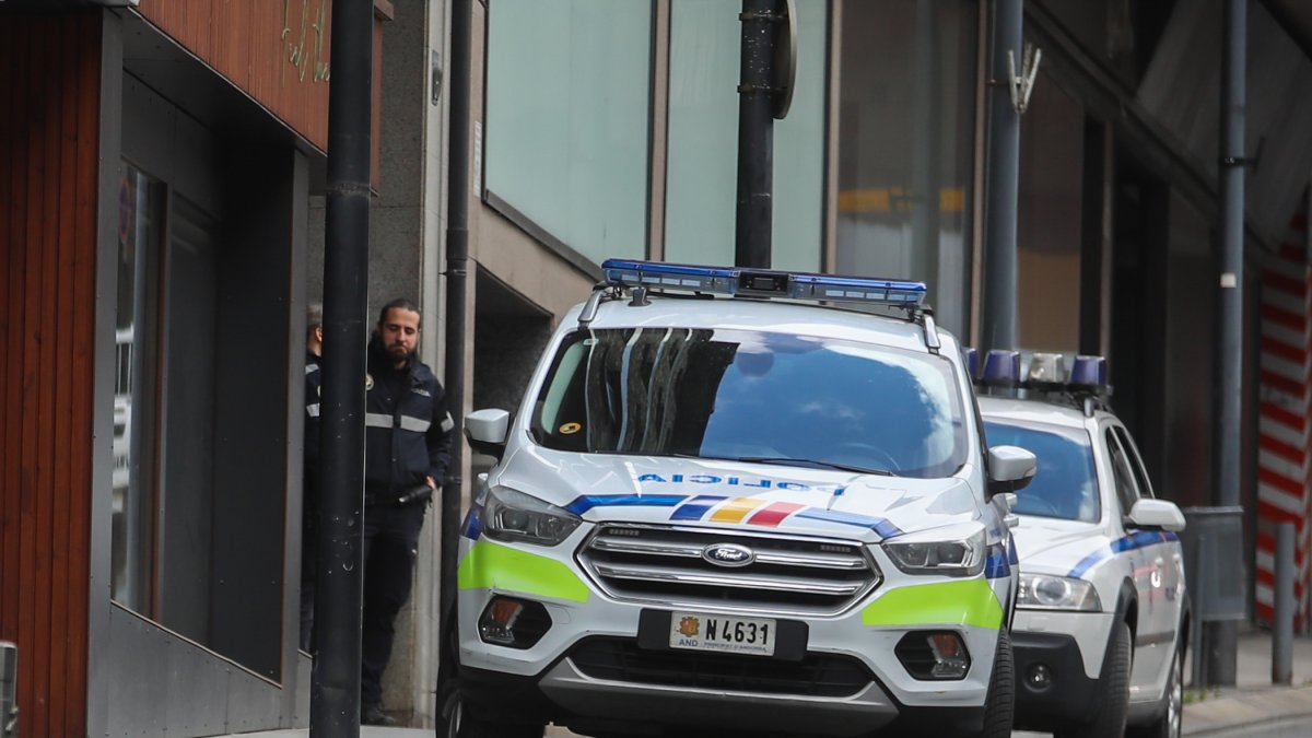 Un cotxe de la policia.