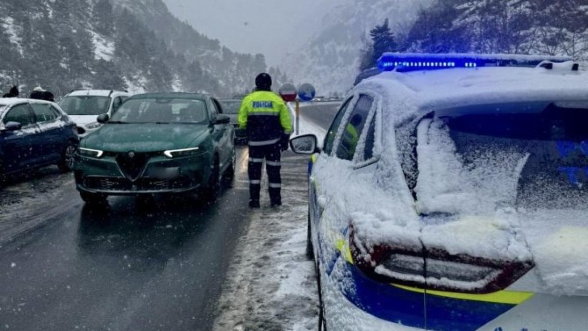 Un control a la carretera.