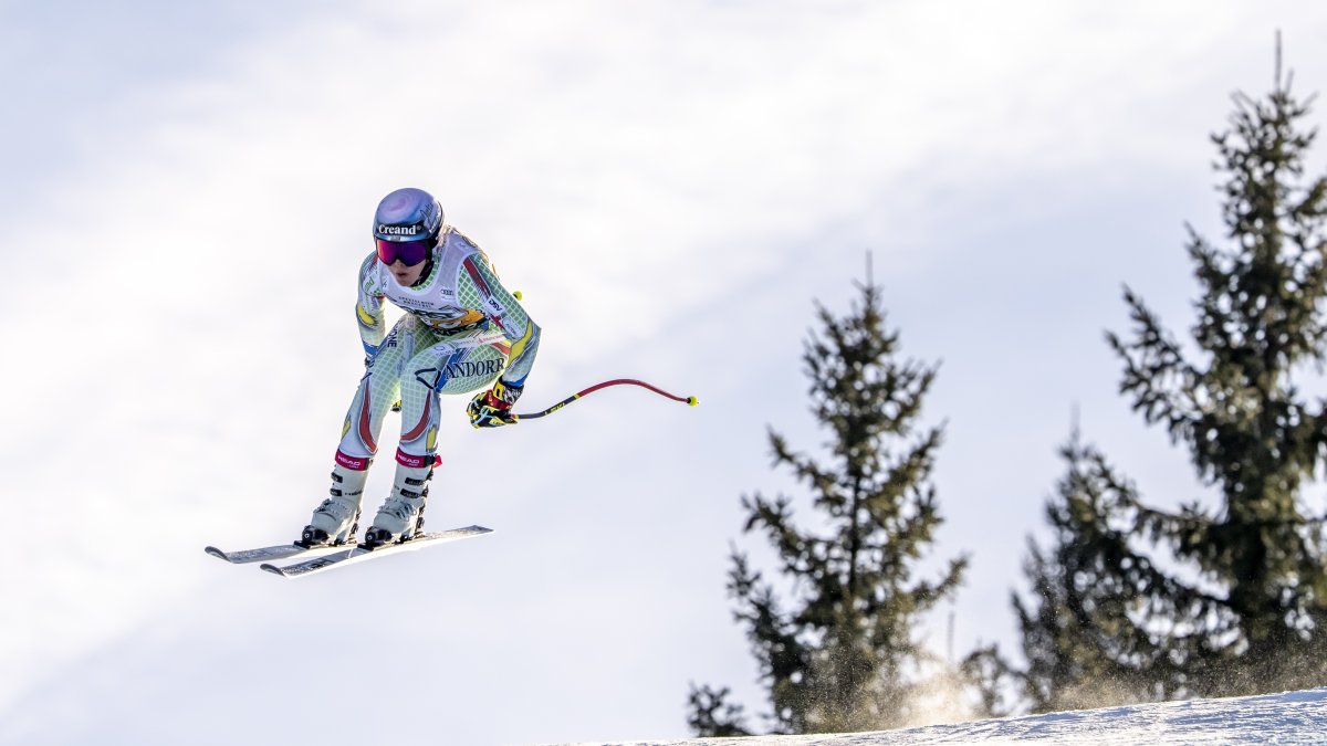 Cande Moreno, a Tarvisio a la Copa del Món del cap de setmana passat.