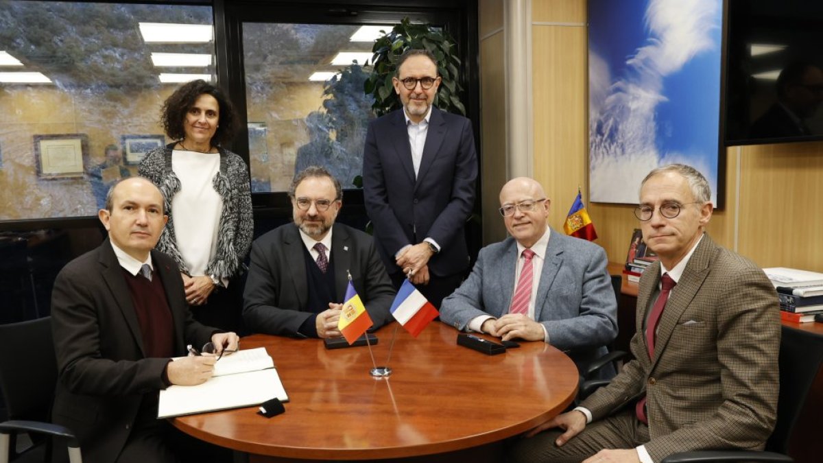 Un moment de la trobada.