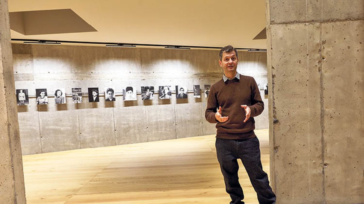 Lluís Viu a la Fundació Bartomeu Rebés.