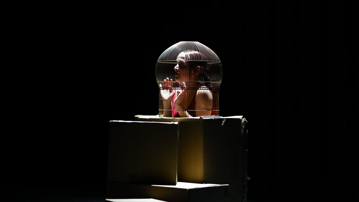 Un moment durant l'espectacle.