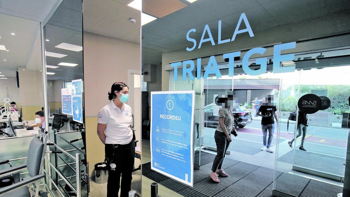 El servei d’Urgències de l’hospital Nostra Senyora de Meritxell.