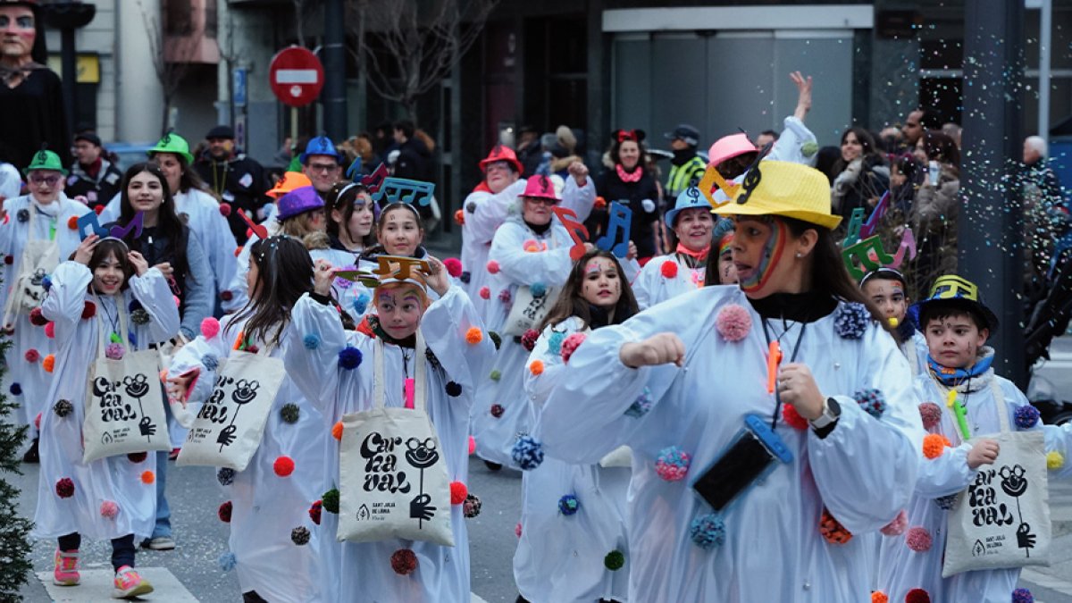 Imatge del Carnaval anterior a Sant Julià de Lòria.