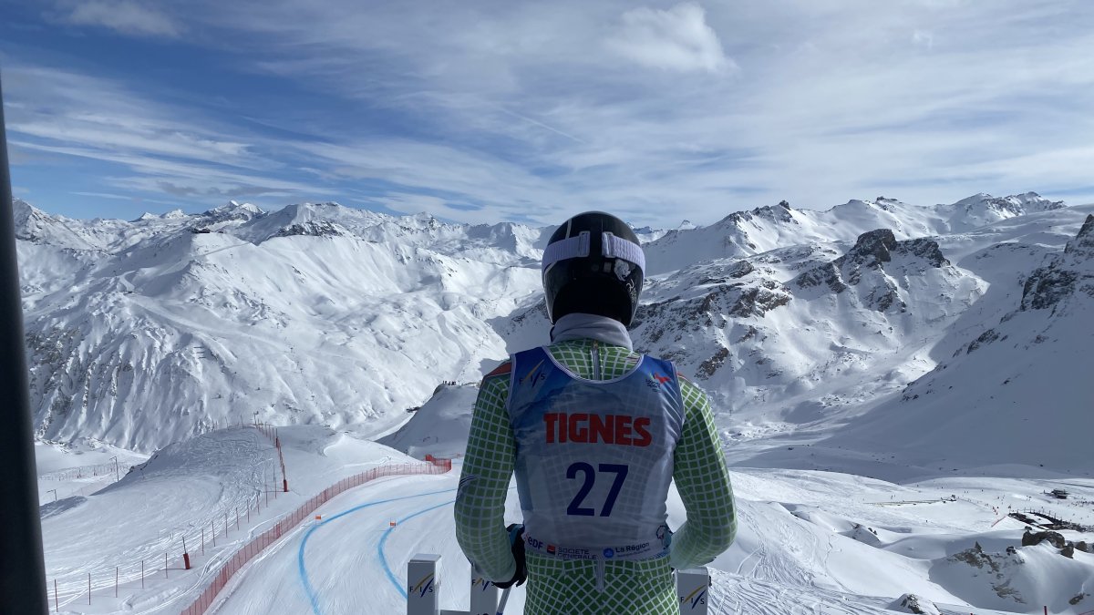 Roger Puig a Tignes.