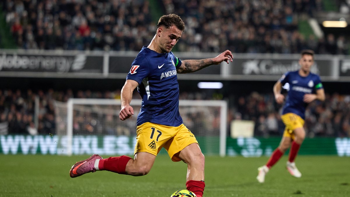 Carrique durant el partit contra el Castelló.