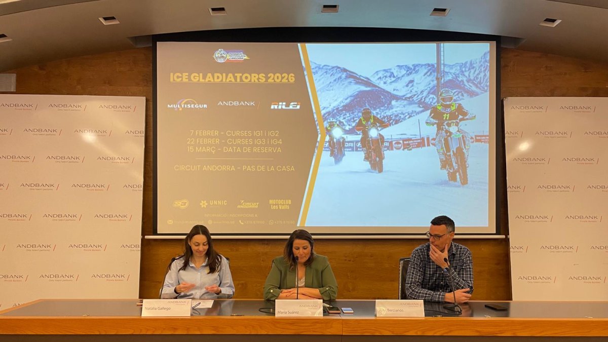 Presentació dels Ice Gladiators.