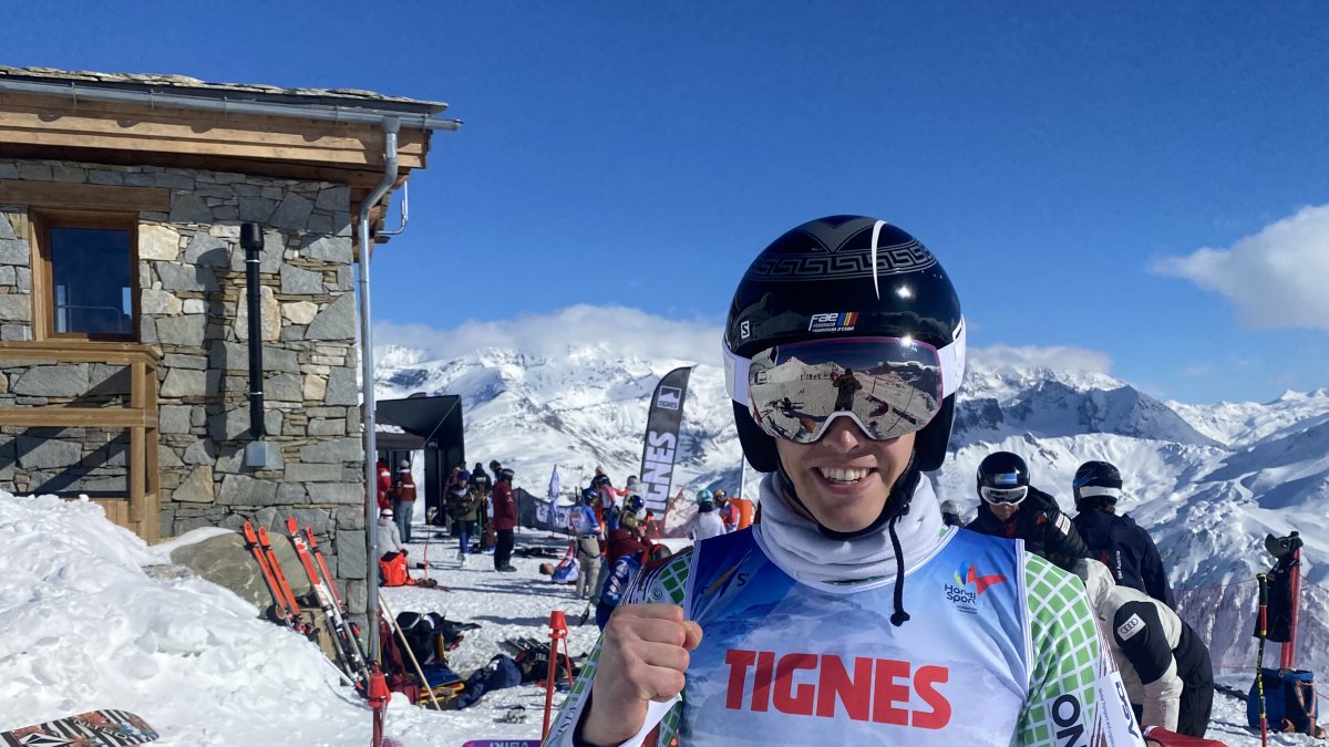 Roger Puig a Tignes.