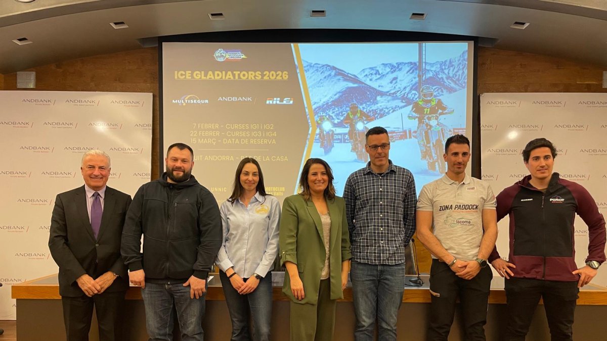 Andbank va acollir la presentació de l’edició dels Ice Gladiators.