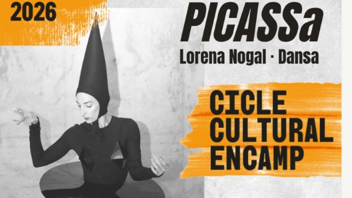 Cartell de l'actuació de la ballarina Lorena Nogal al Cicle Cultural d'Encamp.