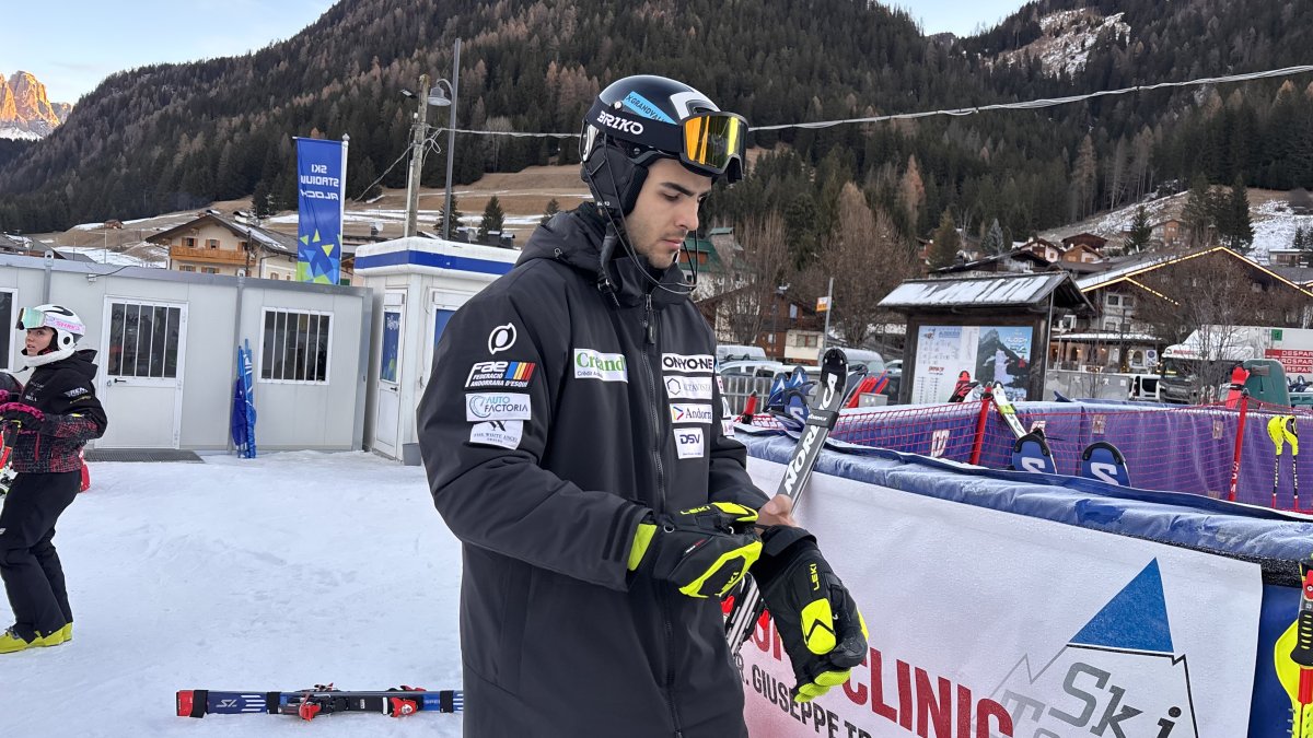 Àlex Rius, a Val di Fassa.