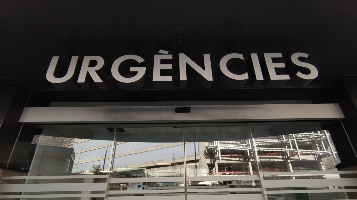El servei d’urgències de l’hospital.