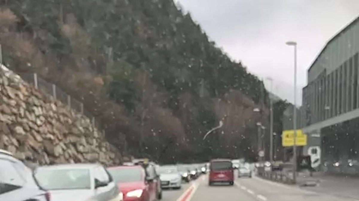 Retencions destacades a Encamp en sentit nord aquest matí