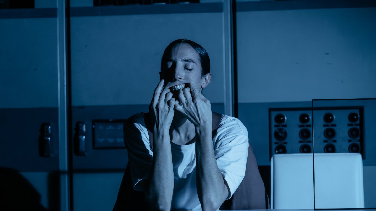 Un moment durant la peça.