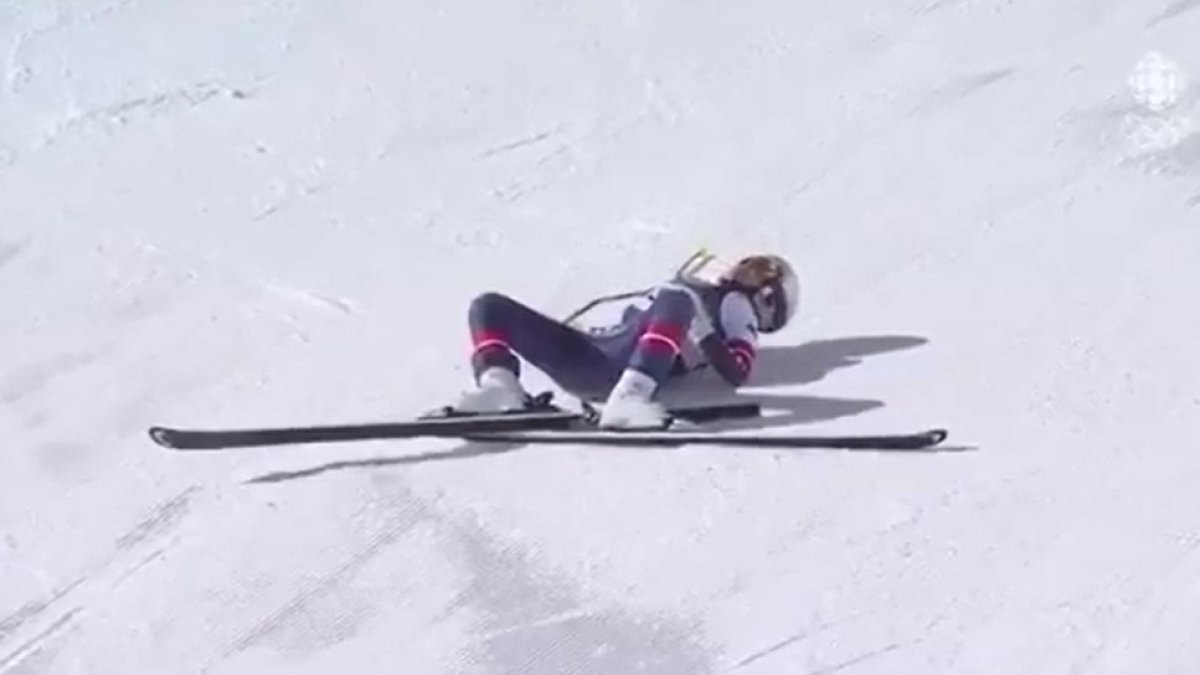 Lindsey Vonn cau als Jocs Olímpics de Milà-Cortina