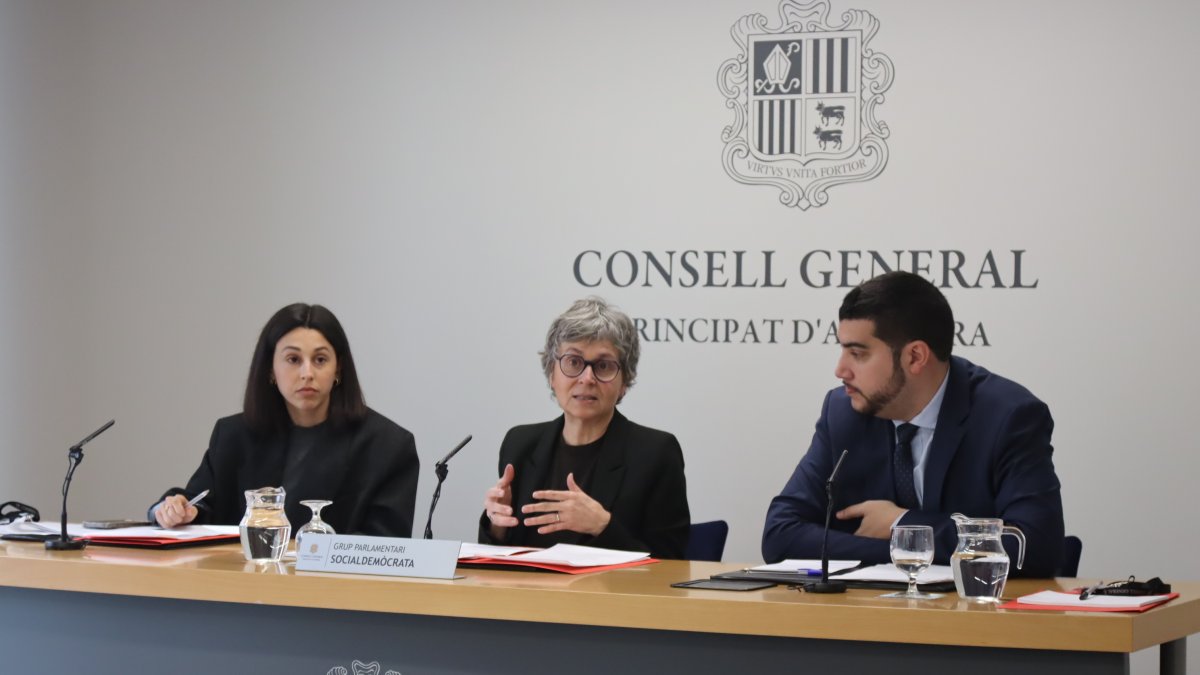 Sussana Vela durant la sessió d'avui.