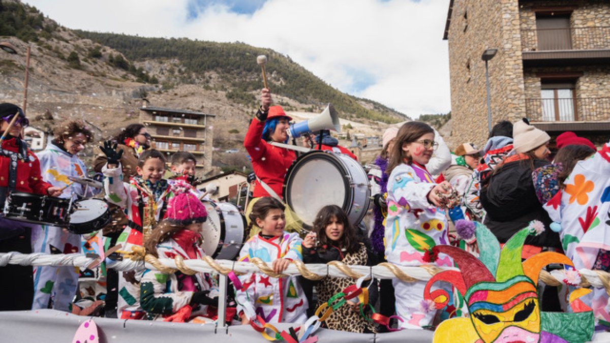 La rua dels arlequins de l'any passat.