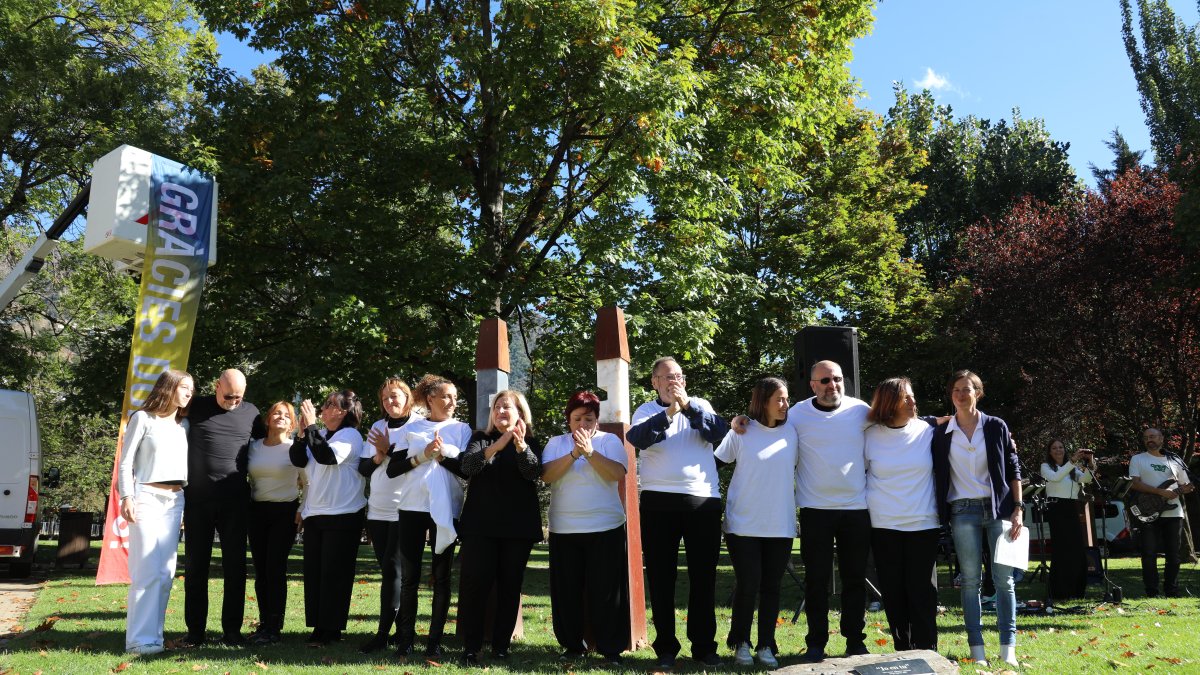 l'acte d'homenatge al donant d'Atida, una de les iniciatives que va gaudir d'aquesta subvenció el 2025.