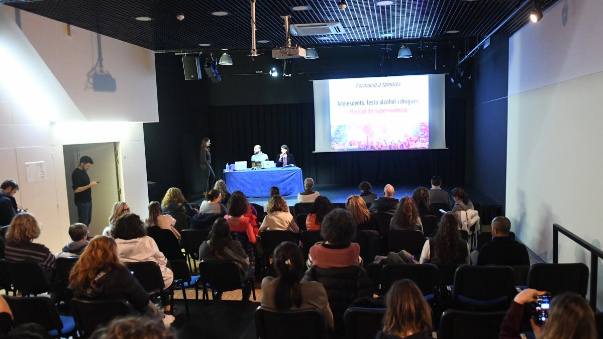 El taller adreçat a les famílies.