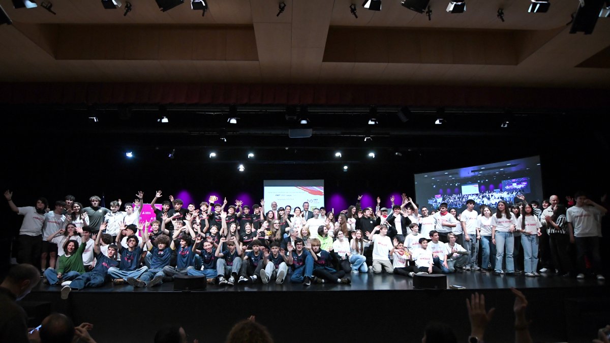 La foto de família de tots els guanyadors.