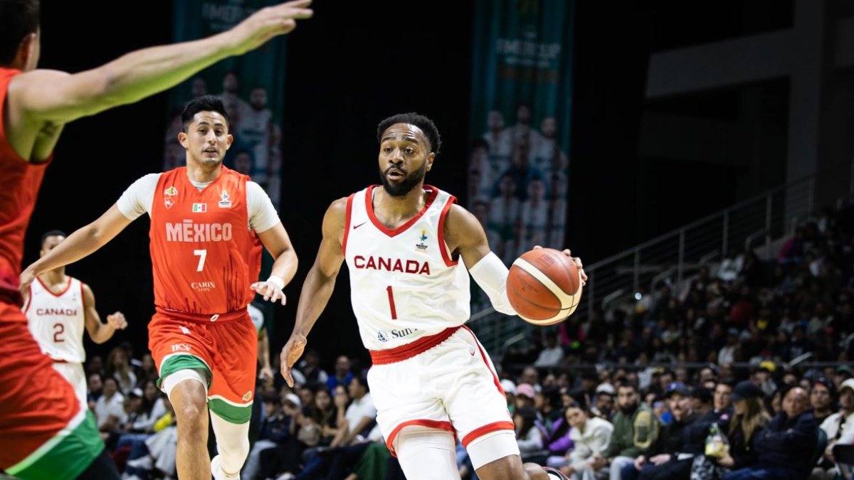 Aaron Best, en un duel amb el Canadà.