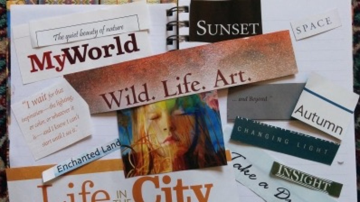 Un exemple de 'Vision Board'.