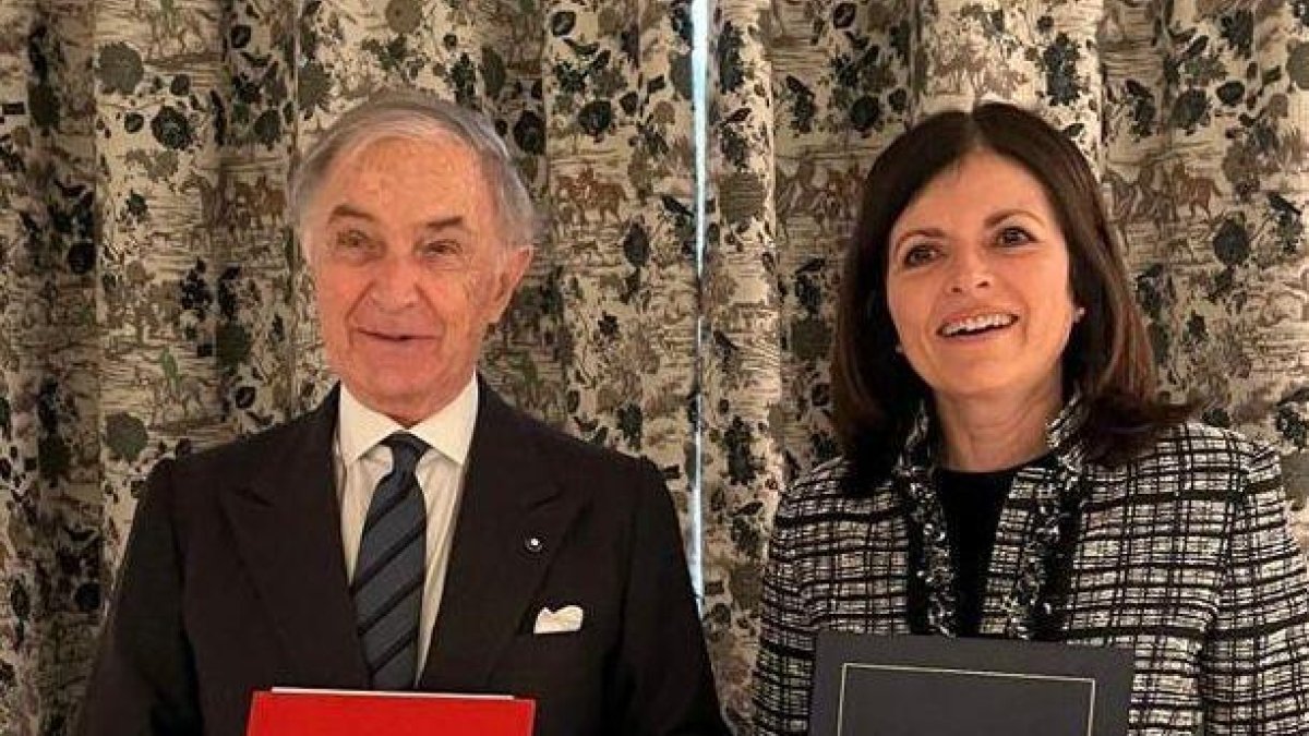 La signatura del Protocol d'entesa amb el gran canceller de l’Orde de Malta, Riccardo Paternò di Montecupo.