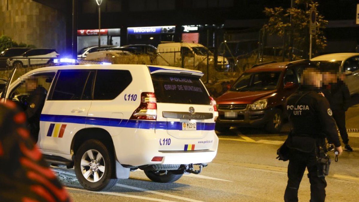 Un cotxe de la policia.