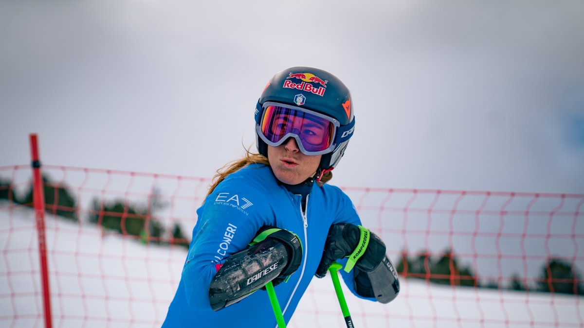 Sofia Goggia a la pista Àliga.