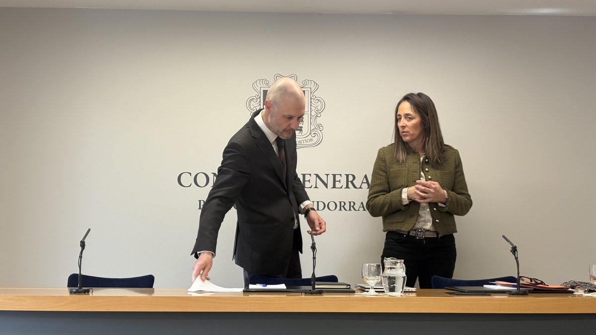 Jordi Casadevall i Gemma Riba, aquest matí al consell general