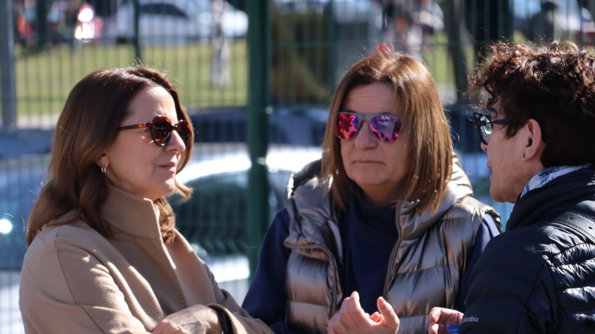 La cònsol major d'Escaldes-Engordany, Rosa Gili, i la ministra d'Afers Socials, Trini Marín.