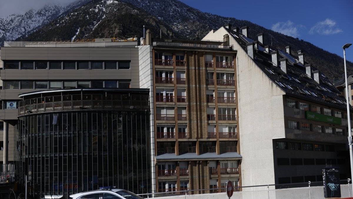 Un vehicle de la policia.