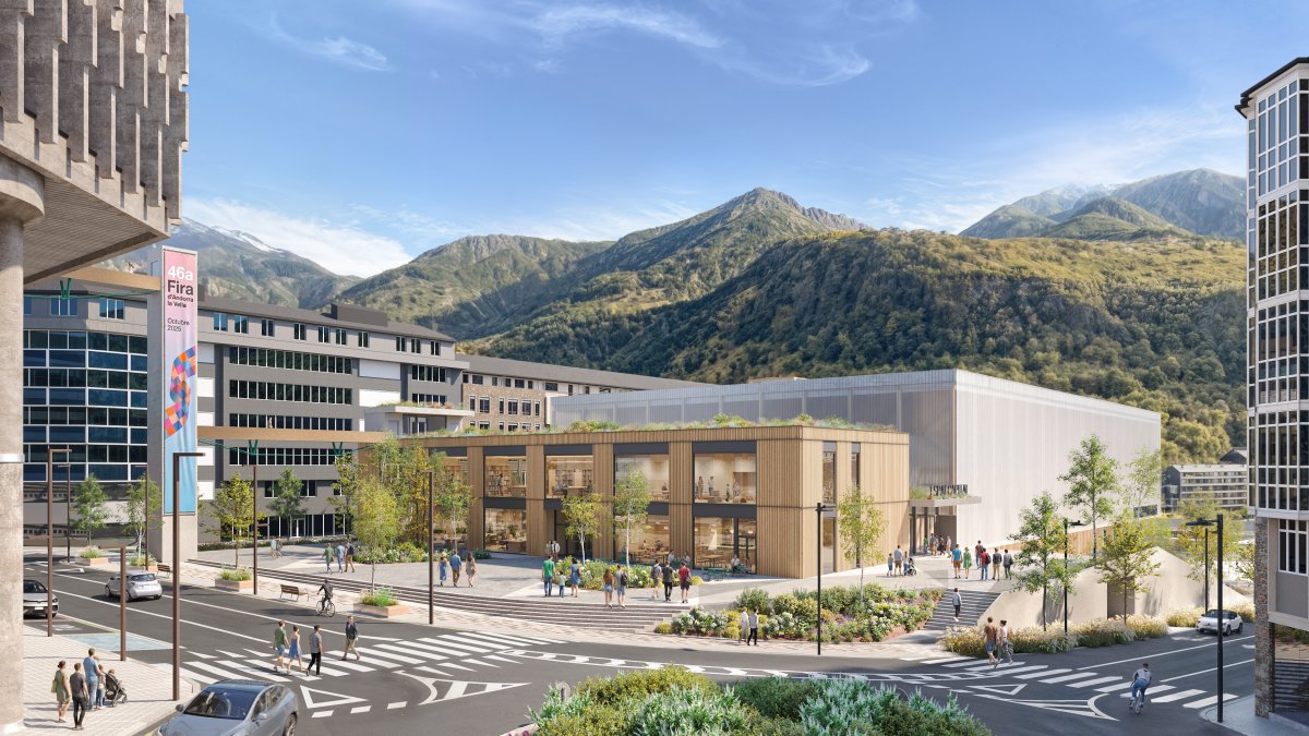 Maqueta de la proposta per l'Espai Capital d'Altura Arquitectes.