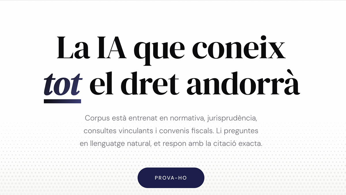 La plataforma Corpus.