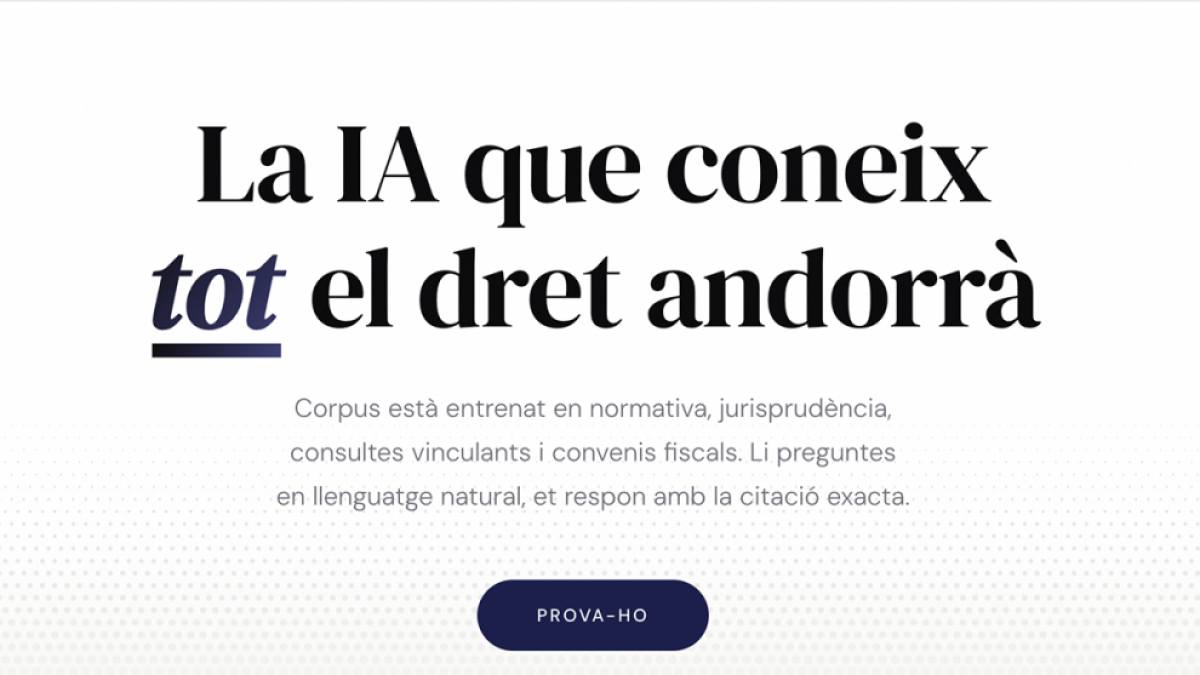 La plataforma Corpus.