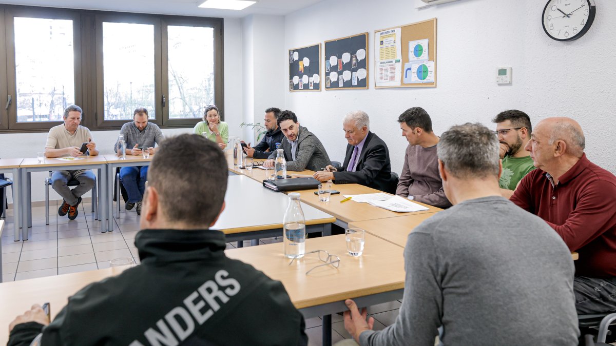 Un moment de la Comissió de Seguiment de la Pesca.