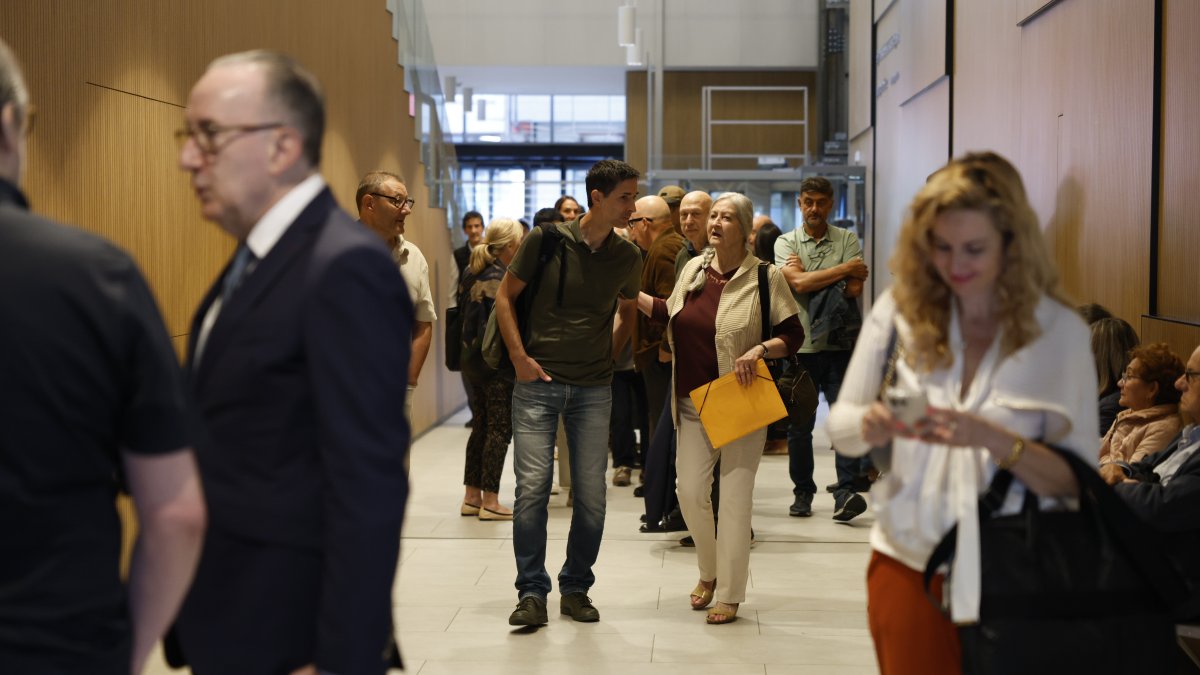 Els creditors durant una de les assemblees.