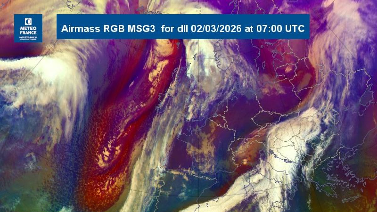 Mapa de meteo d'avui.