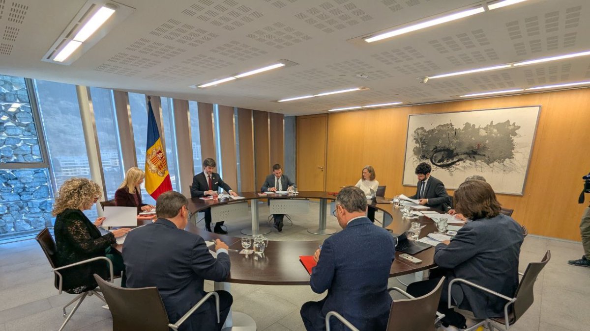 La junta de presidents celebrada aquesta tarda al Consell General.