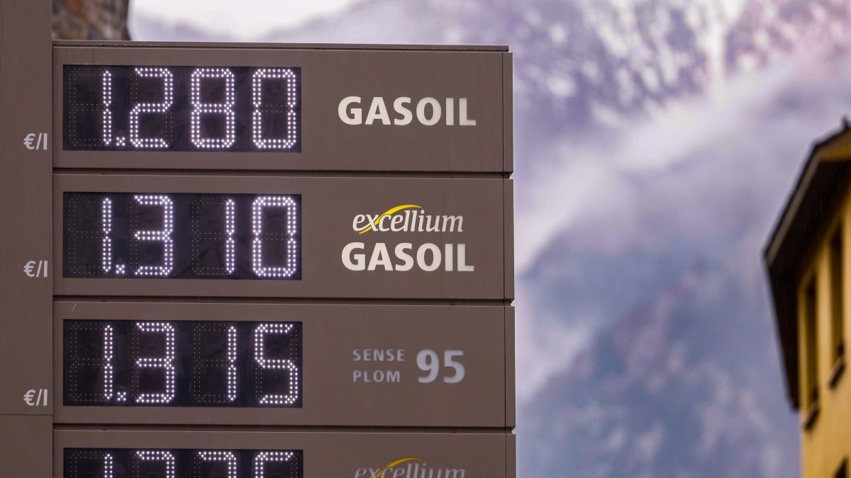 Els preus de la gasolina, ahir.