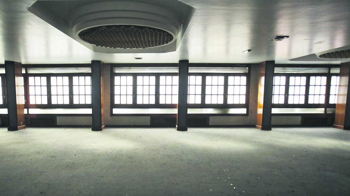 Una habitació de l’antic hotel Pol.