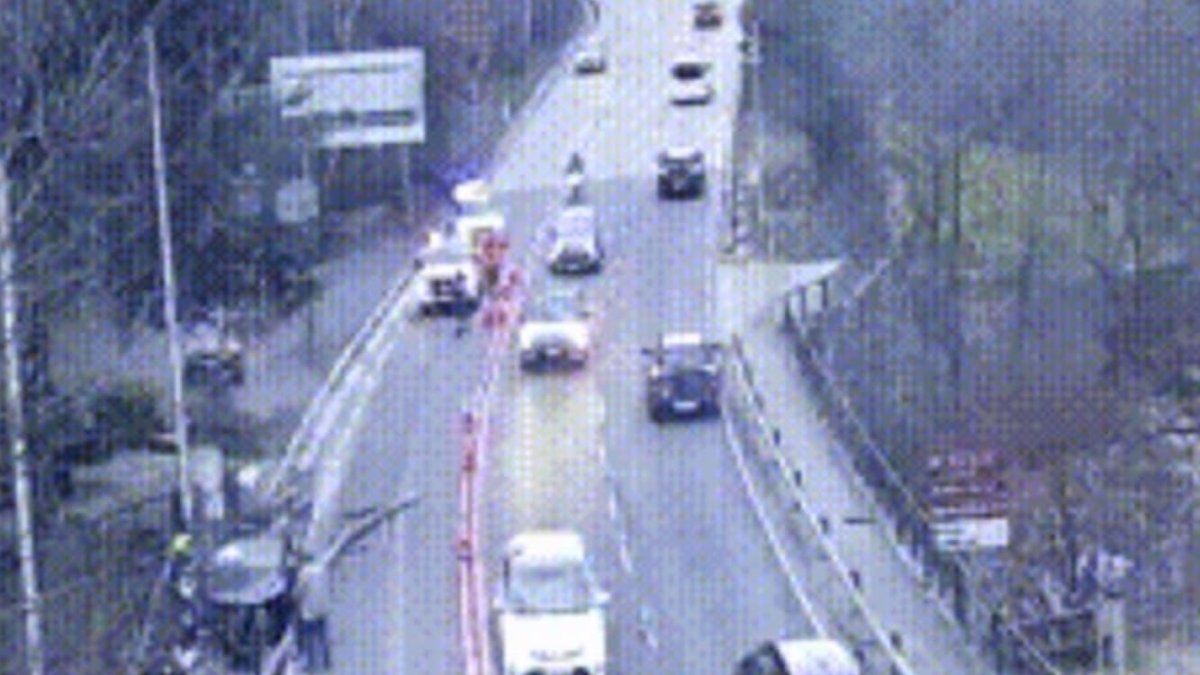 Accident amb ferits al túnel de Sant Antoni a la CG-3