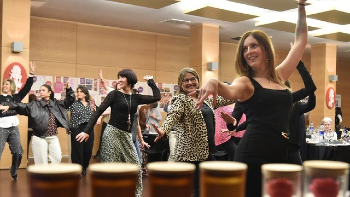 Un moment durant el sopar.