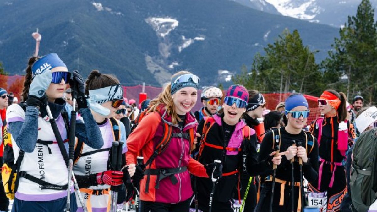 Participants durant la cursa.