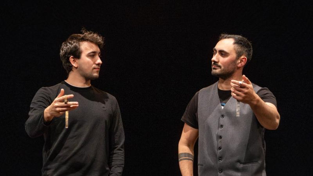 Un moment de la producció 'La novel·la'.