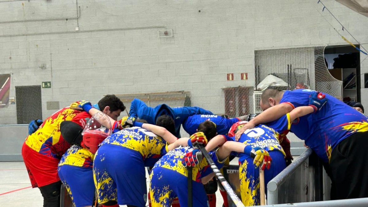 Victòria de l’equip tricolor al pavelló Comunal.